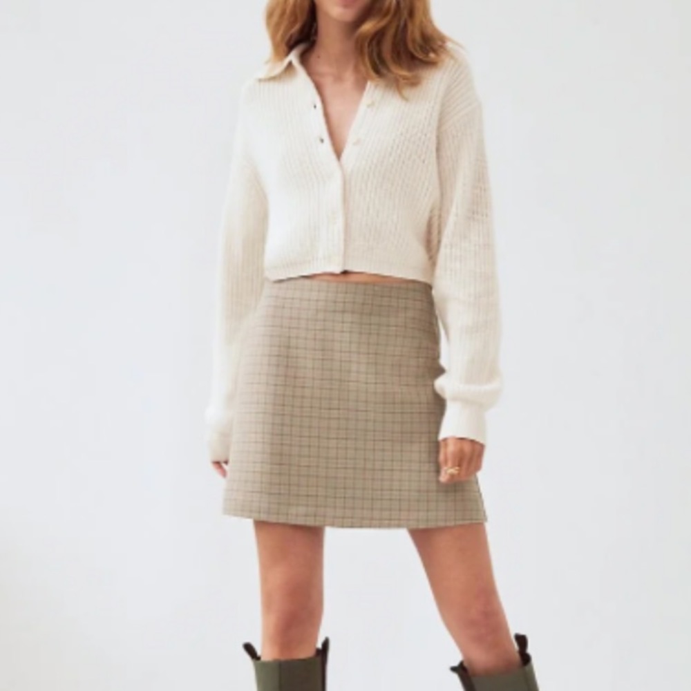 Aritzia Wilfred “Nasim” cardigan light birch